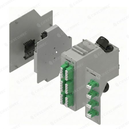 데이터센터용 LC DIN 레일 광섬유 종단함